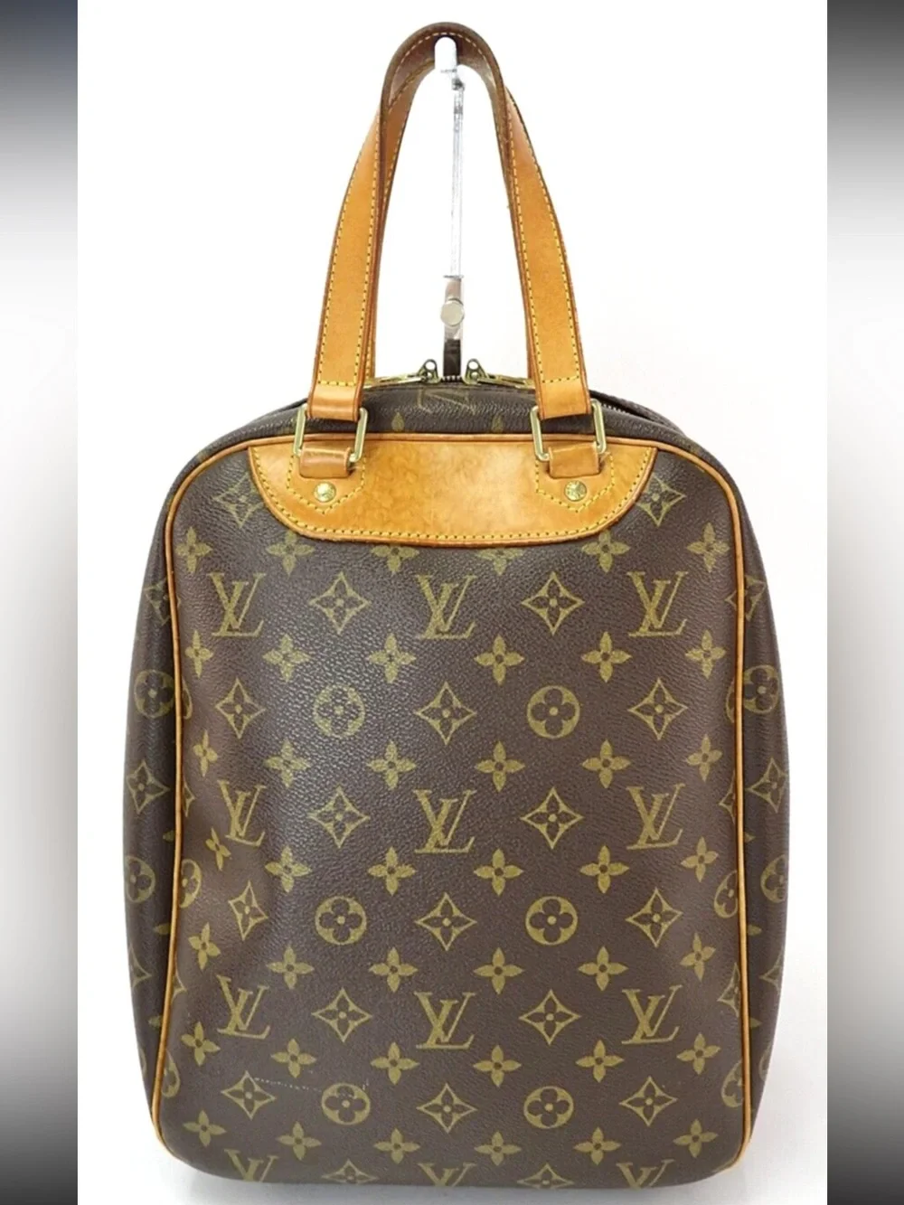 Louis Vuitton Monogram Canvas Brown & Tan Shoulder Tote
